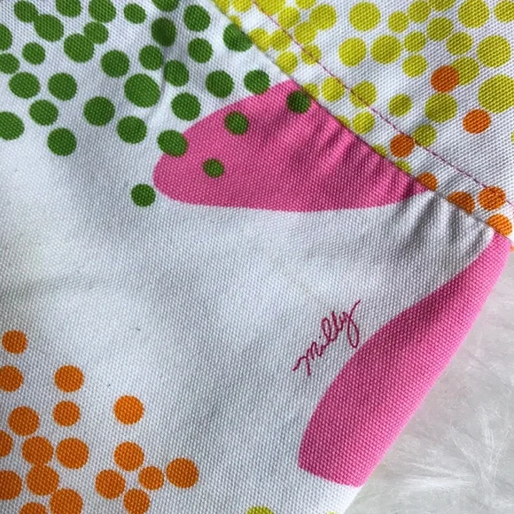 MILLY OF NEW YORK Multicolor Dots Short Shorts 6 - Picture 5 of 8